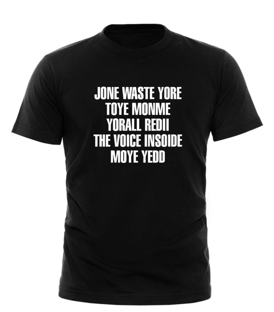 

BLINK 182 MISS YOU LYRICS TSHIRT | 2023 REUNION | JONE WASTE YORE TOYE MONME | Unisex T-Shirt S
