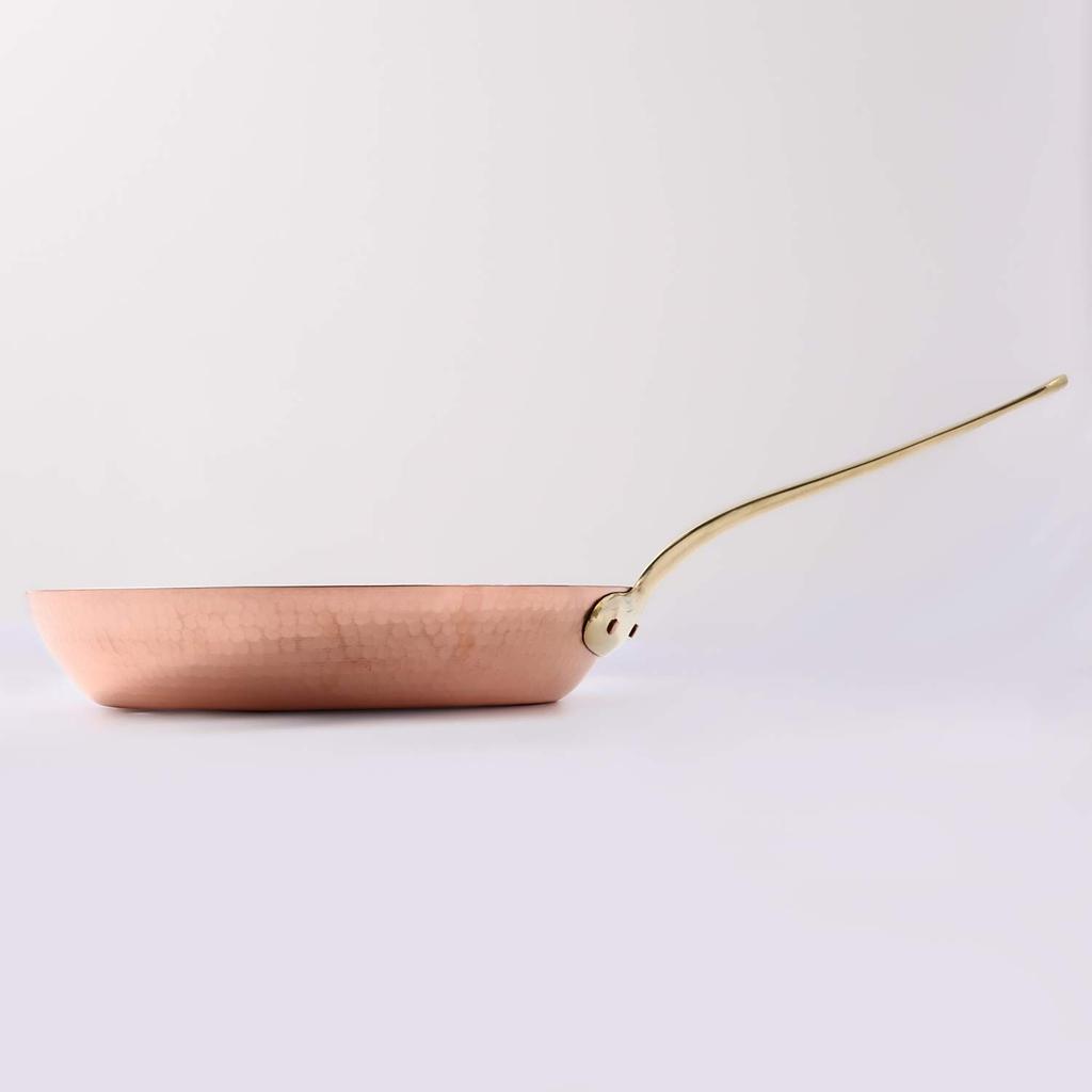 Asakusa Miedź Srebro Miedziana patelnia 26 cm Miedziana patelnia wykonana przez rzemieślnika z 40-letnim doświadczeniem Made in Japan Mr. Hoshino,