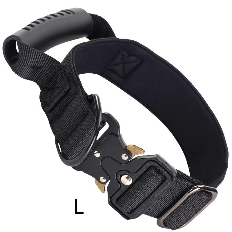 Pet Collar Explosion Proof Impact Resistant Pull Resistant Dog Collar Medium To Large Dog Collar Tactical Collar