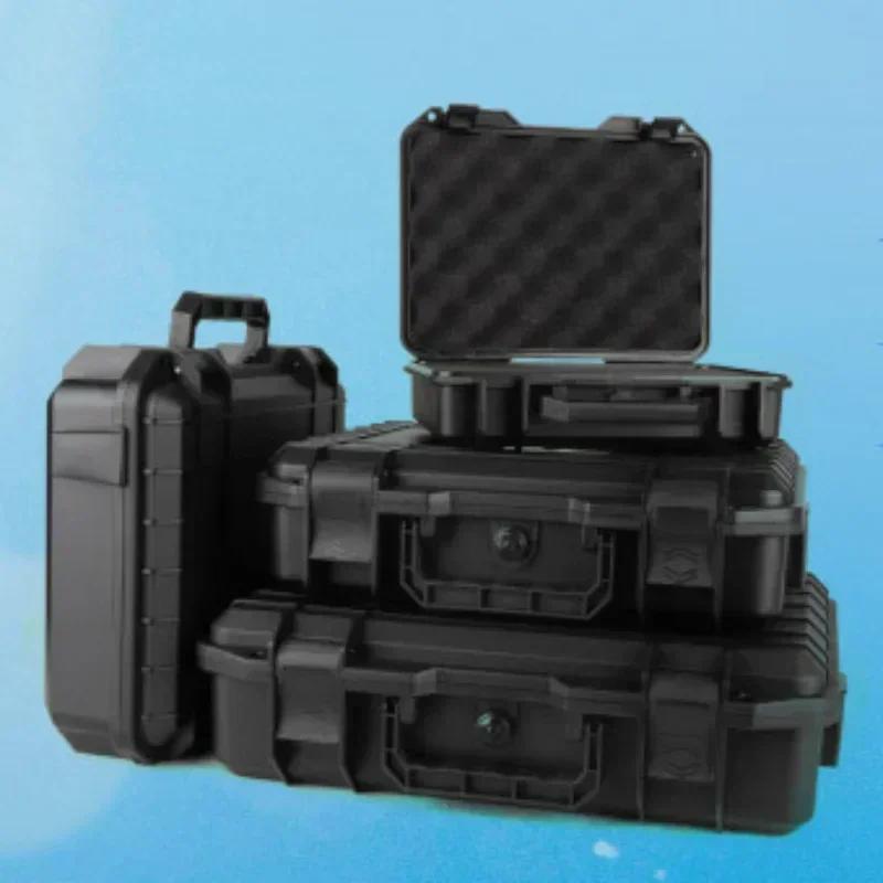 Waterproof Hard Carry Case Bag Tool Case with Pre-cut Sponge Storage Box ABS Plastic Safety Protector Organizer Hardware Toolbox