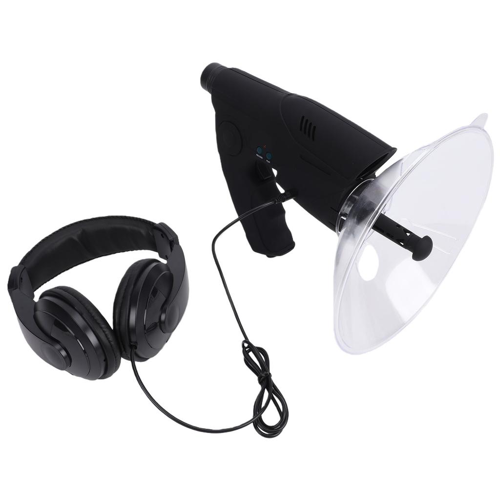 Bird Sound Amplifier 8X Magnification Observing Distance Listening Device with Headphone