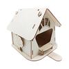 Garden Decoration Wooden Bird Feeder Durable Cartoon Bird Nest Minimalist Hanging Bird House Hummingbirds