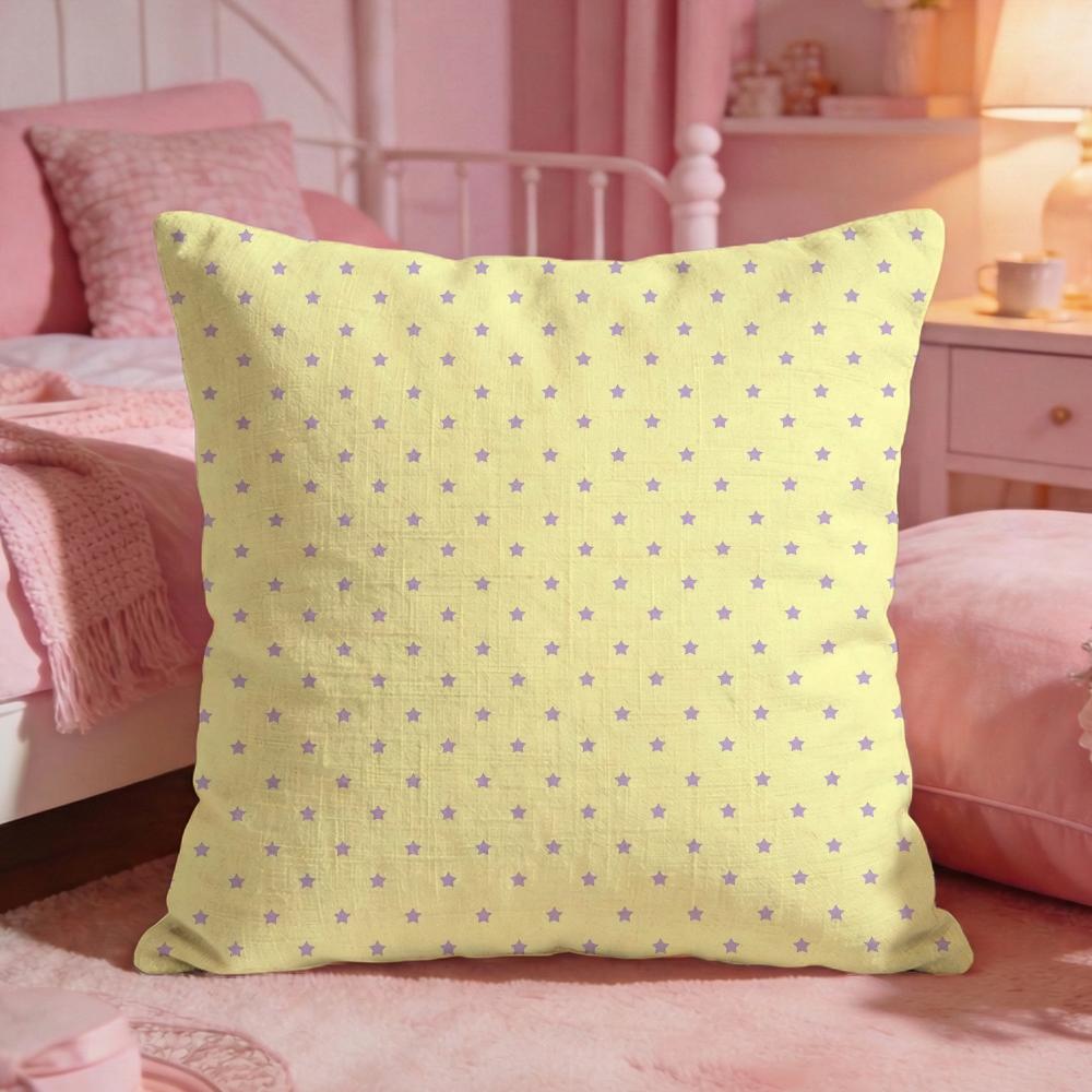 Shining SStar BackgroundS Cushion Cover Premium Comfort Reversible Pillow Cove Two in One Design for Any Room Car Interior