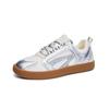 Leather High-heeled German Training Shoes Women's 2025 Summer New Mesh Breathable Casual Versatile White Shoes Sports Women's Shoes