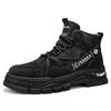 Men's Autumn Outdoor Hiking Boots Men's High Top Medium Top Martin Boots Thick-soled Wear-resistant Tooling Shoes