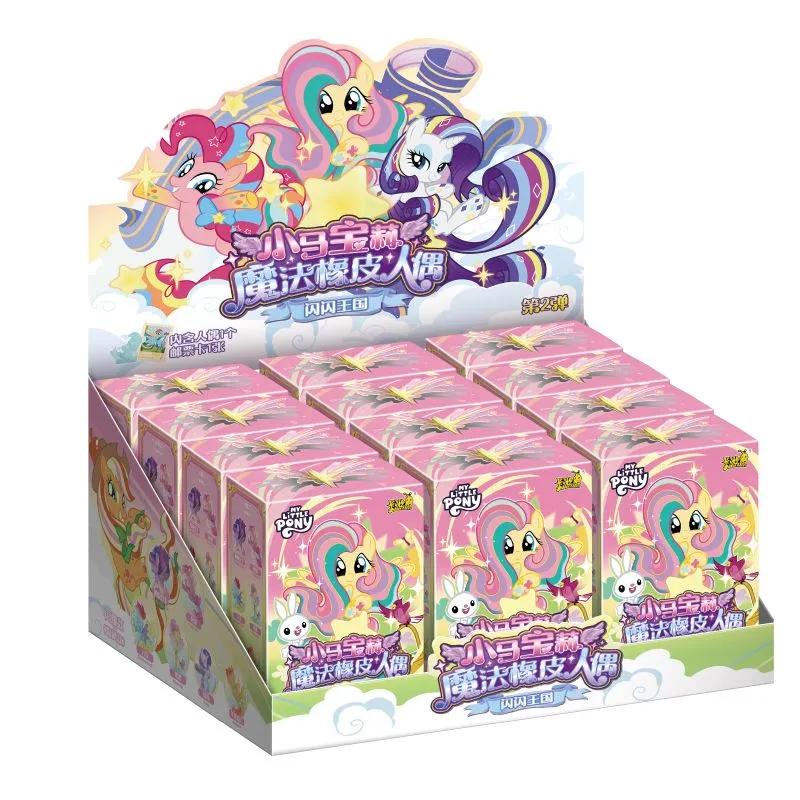 KaYou My Little Pony Slepá krabička Přátelství je kouzlo Gumová panenka Anime Styl účesu Figurka Kreslená Kreativní Dívky Sběratelská hračka