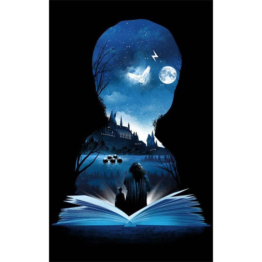 5d Diamond Painting Kit Harry Potter Magic Cross Stitch Embroidery Jewelry Room Wall Decor Handmade Mosaic Children's Gift