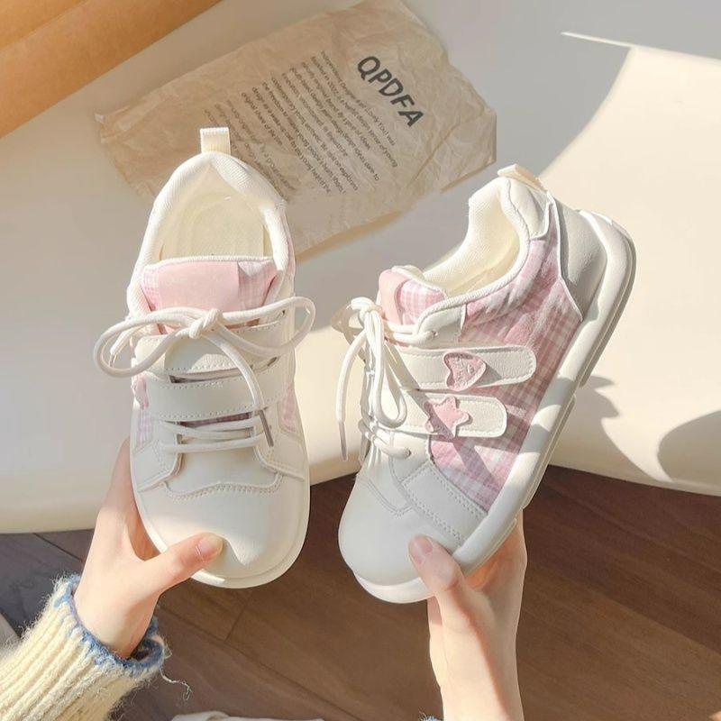 

Yellow mango head board shoes new niche design female student retro sports and leisure 35 розовый