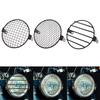 New 5.75inch Metal Motorcycle CG125 Modified Headlight GN125 Cruiser Retro Light Grille Protective Ccover