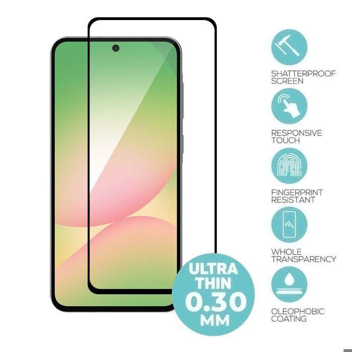 Film de protection en verre trempé - Samsung - Galaxy A56 5G - Lot de 4 - Résistance 9H - Antichoc
