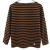Beauty Products Made In France Border Pattern Long Sleeve Boat Neck Basque Shirt Women Used