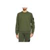 Stone Island FW24 Ribbed Cuff Casual Logo Crewneck Sweatshirt Unisex sweatshirt Green 811563051-V0059