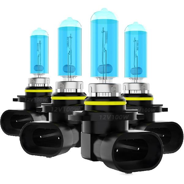 

Headlight Bulbs Fit For Kia niro 2017-2021,9005 9005 High Low Beam Combo,Super Bright 5500K White Light High Performance Halogen Light Bulbs,4PCS Fit For Kia niro 2017-202