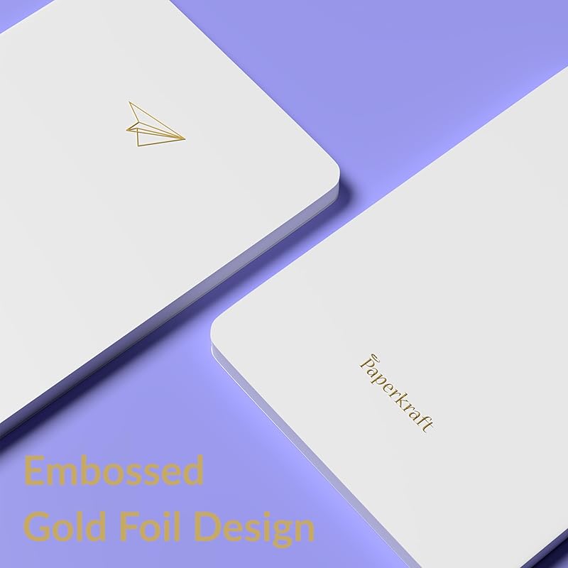 

Paperkraft | Signature Series| A5 Diary | Soft Cover | 176p | 80 GSM | Single Line білий
