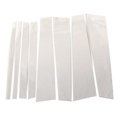 8 ks Sloupky pro auto Krycí lišty Nálepky na dveřní okenní panely Stříbrný chromový sloupek pro Honda Pilot/Ridgeline 2016-2022 Auto díly