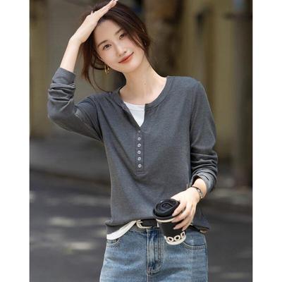 Demana Damen Faux-Zweiteiler T-Shirt
