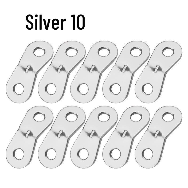 Double-Eye Fixed Outdoor Aluminum Alloy Tent and Canopy Rope Buckle