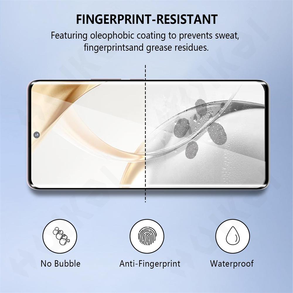 3 buc Sticlă Securizată Pentru Huawei Honor 200 100 Pro Lite X9A X9B Magic 6 Pro Lite Curbată Protector Ecran Complet Acoperire