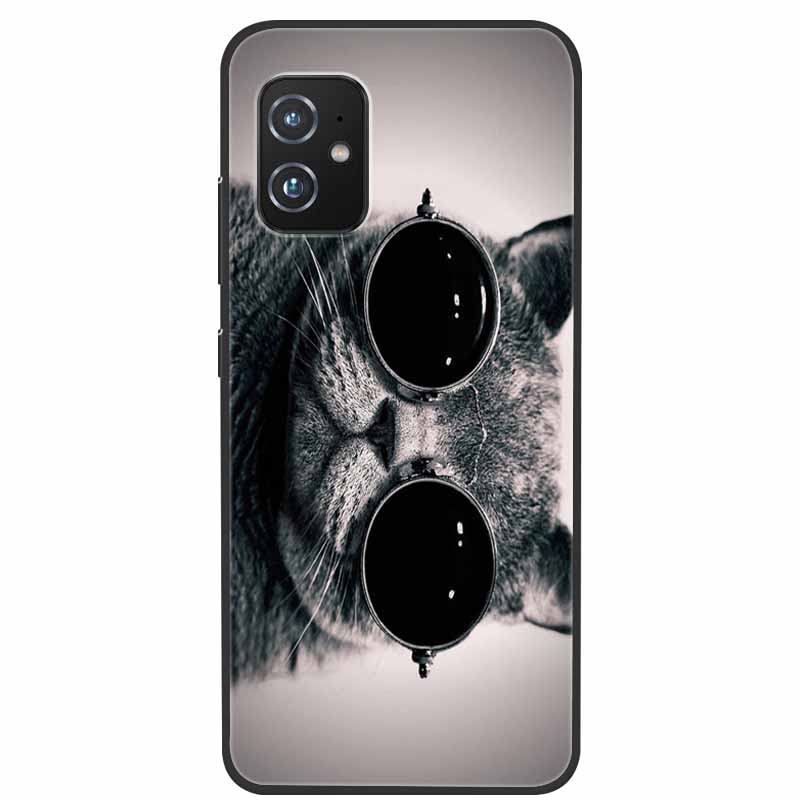 For Asus Zenfone 8 ZS590KS Cases 5.9 " Marble Soft TPU Silicone Phone Covers For Asus Zenfone8 ZS590KS Back Cases Fundas Coques