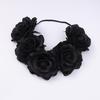 Bohemian Rose Wreath Headband for Halloween Party