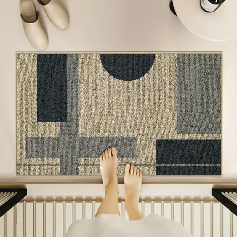 Entrance Door Mat Foot Mat Water Absorbing and Anti Slip Entrance Door Bathroom Entrance Hall Kitchen Carpet
