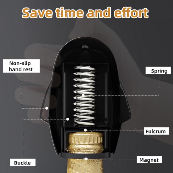 Bottle Opener Magnetic Beer Wine Corkscrew Cute Penguin Shape Bottle Opener Creative Bar Tool for Cola Beer Soda Bottles