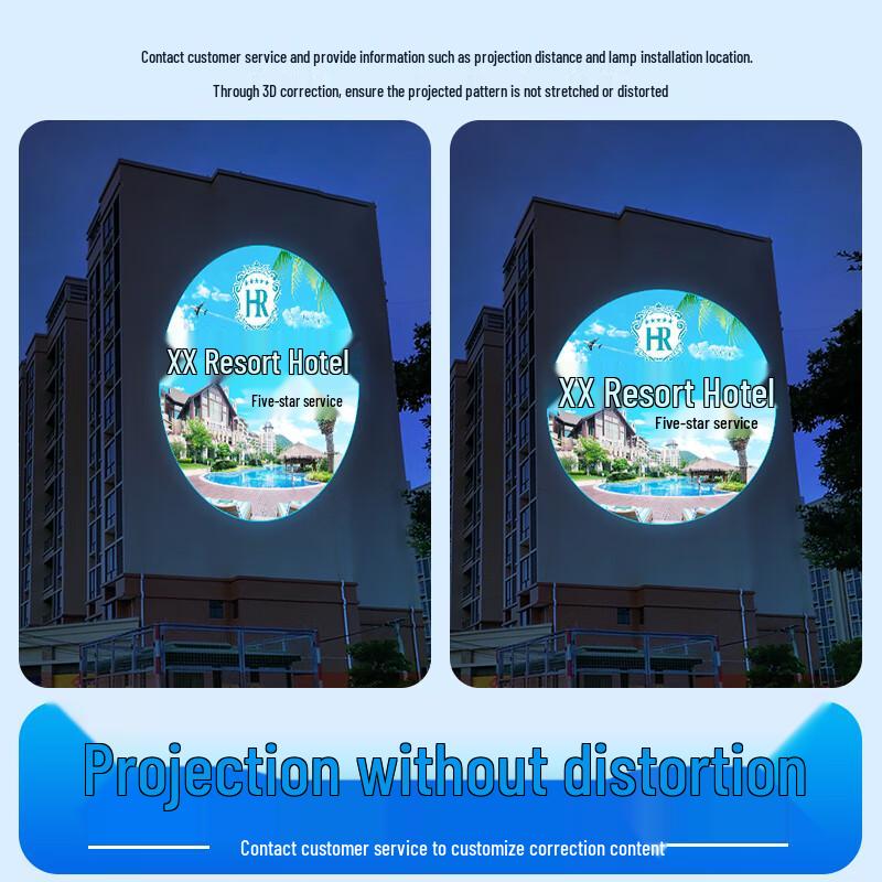 Custom Outdoor Advertising Gobo Projector Light