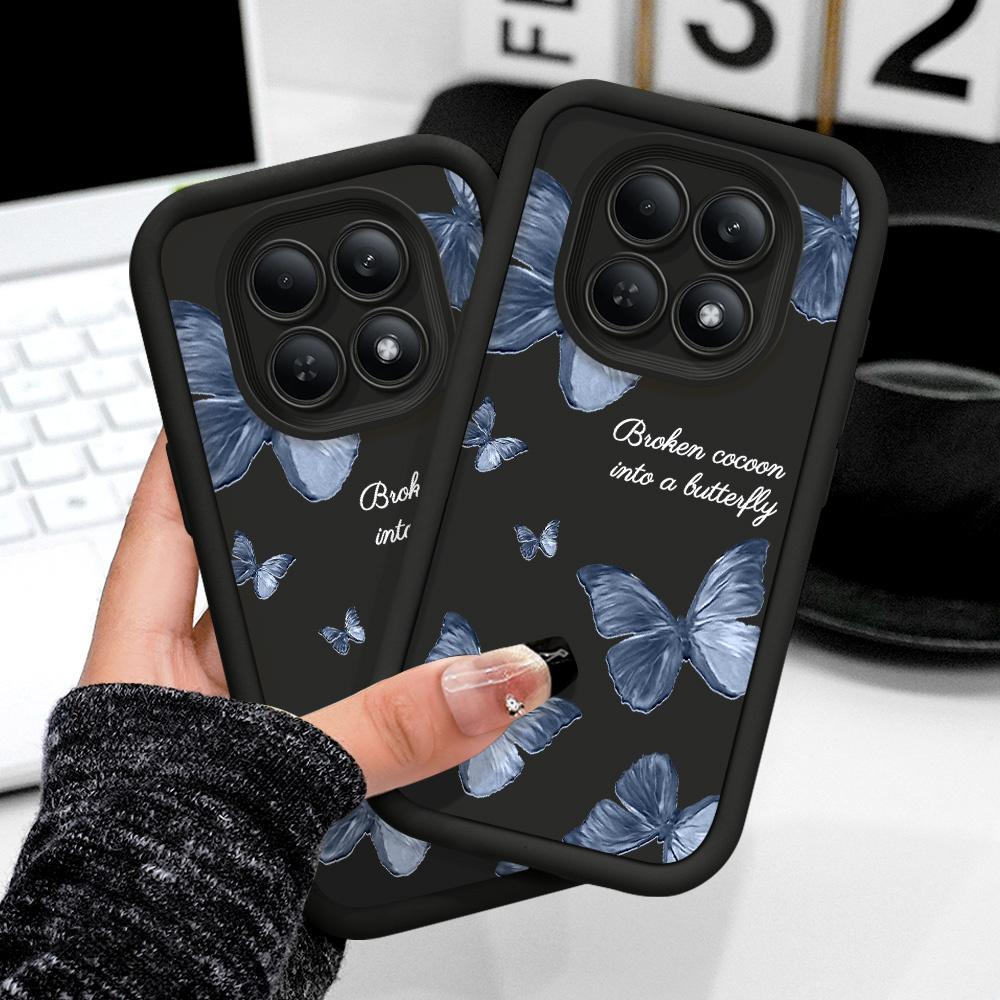 Flying Butterflies Phone Case For Xiaomi Redmi Note 15 14 13 12 12S 11 11S 10 Pro Plus 4G 5G Staircase Soft Cover
