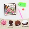 New 5D Wooden DIY Diamond Art Note Box with 160/150 Sheets Diamond Art Notepad Box for Home Office School Supplies Holiday Gifts