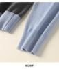 Fake Two Polo Collar Long-Sleeved Knitted Sweaters for Women