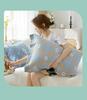 Pure Cotton Gauze Pillowcase with Snap Buttons, Summer Full Wrap, 40x60cm Latex or 48x74 Pillow Size. Single Pack.