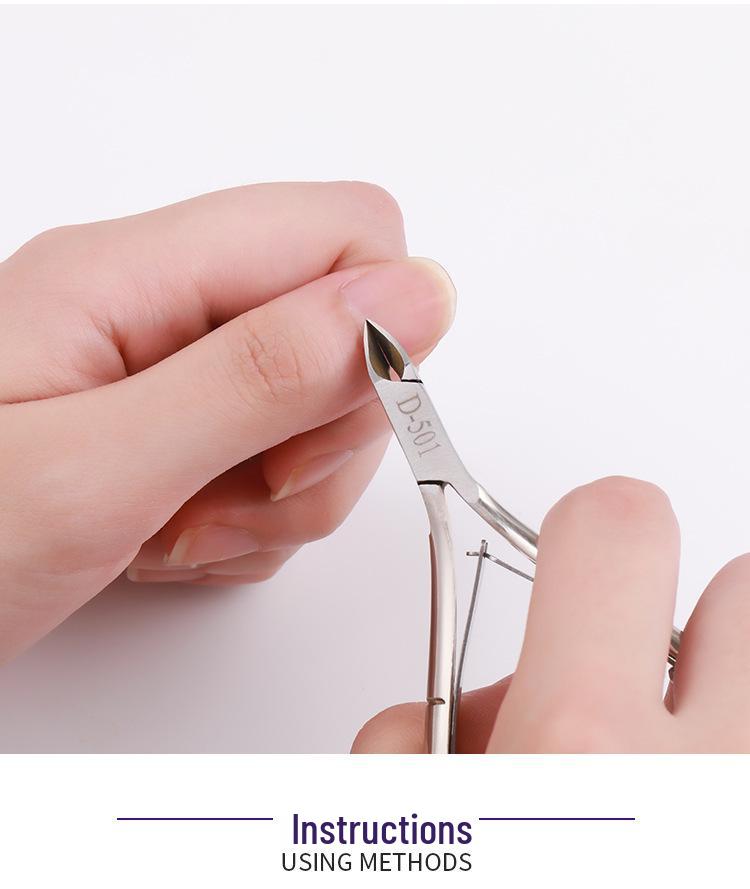 Professional Cuticle Nipper & Nail Art Tool Set: Remove Dead Skin, Callus, Trim Nails, Remove Gel Polish.