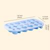 1pc 18 Holes Silicone Ice Tray With Cover 18 Grids Flexible Ice Tray With MoonStar And Heart-shaped Mold For DIY Handmade Ice Cube