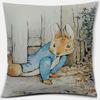 Cute Cartoon Rabbit Printing Series Pattern Pillowcase Square Pillowcase Home Office Decoration Pillowcase