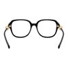 Versace Brand logo avatar design nylon square optical glasses women's black 65970785 VE3386D GB1-Black 55