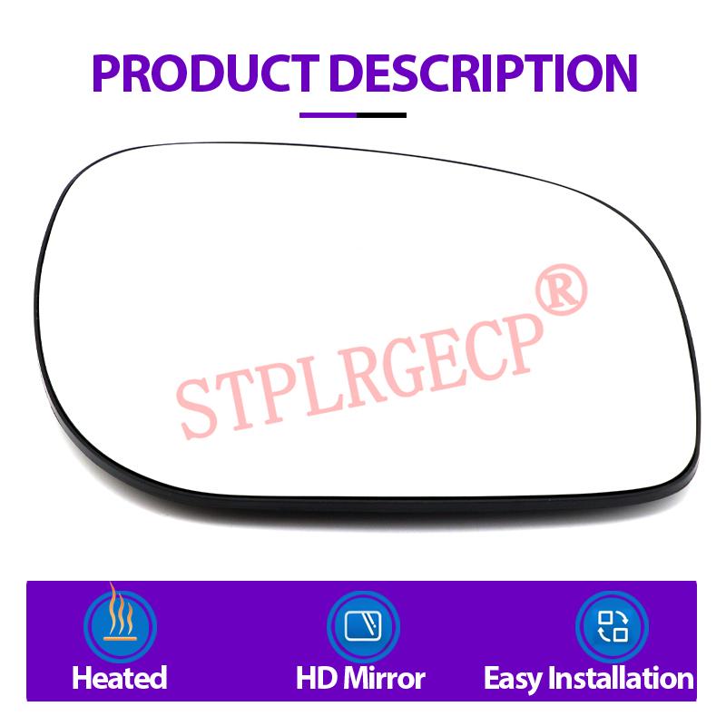 Door Wing Mirror Glass Heated Left Right Side Car-styling Rearview Mirror for Land Rover Freelander L314 Pre-facelift 1998-2002