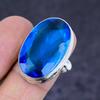 Natural Swiss Blue Topaz Gemstone 925 Sterling Silver Jewelry Ring Size 6.5 C9f35