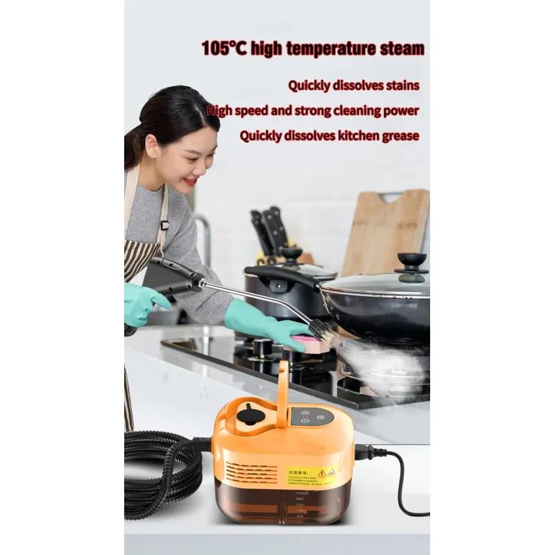 2500W Steam Cleaner High Temperature Sterilization Pressure Jet Washer Machine for Home Car Kitchen Air Conditioner EU Plug