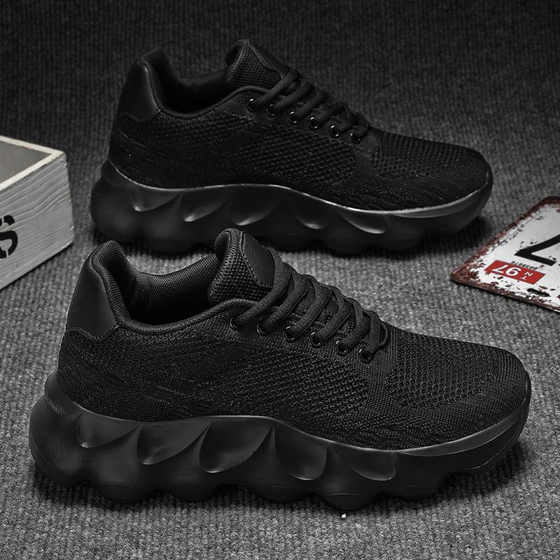 

Мужская обувь Кроссовки Мужская повседневная мужская обувь Теннис Роскошная обувь Кроссовки Race Дышащая обувь Модные лоферы Кроссовки для мужчин 48 чёрный