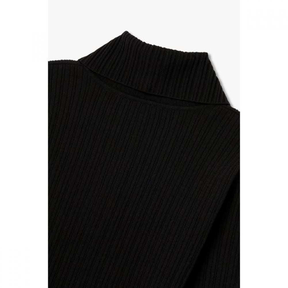 VOV Wool Blend Core Collar Knit Pullover 7116150106