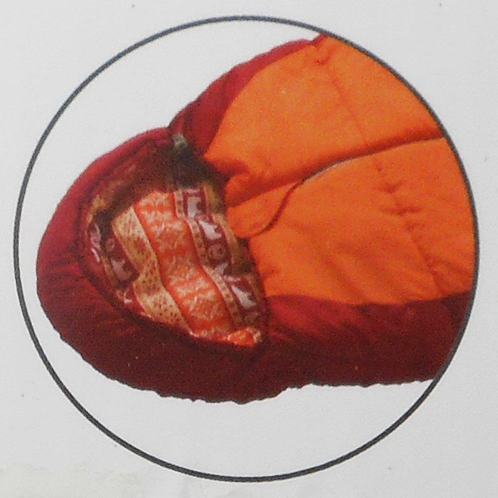 Coleman Mummy Adjustable Sleeping Bag 2000027271 Kids' C4, 4°C (Mummy Style), Orange,