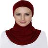 High Elasticity Hijab Cap Breathable Fabric Inner Cap Headband Headcover  Sun Protection
