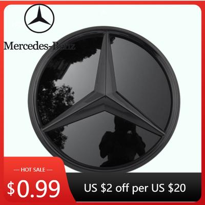 Hot Car Sticker Chrome Silver Black CarFor Mercedes Benz E-Class W213 2016-2020 E200 AMG Front Grille Star Badge Emblem OE Style