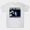Asiatische Größe Herren Schwarzes Print-T-Shirt Get In Loser We'Re Going To The Cottage, Ilya Rozanov Und Shane Hollander No-Cut Print Baumwoll-T-Shirt