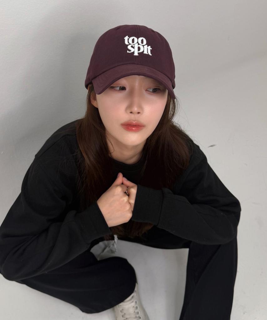 Tueseupis Signature Ball Cap (Burgundy)