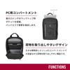 Touring Touring City Backpack that can hold a Business Slim Black 612116 [Victorinox] 2.0 2.0 Daypack, 15-inch laptop, Business, Men's, School,