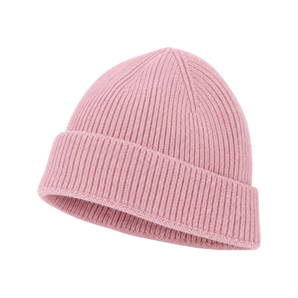 Basic solid-color striped needles show the face, small woven hat for men, enlarged head circumference in autumn and winter, versatile couple's cold