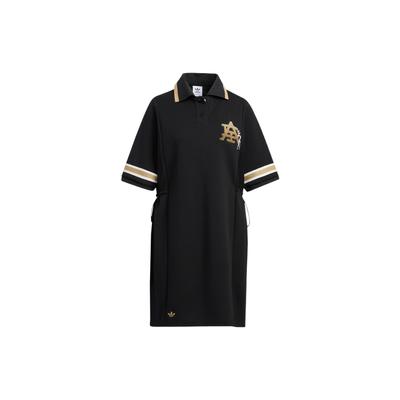 Originals Mc Polo Dress With Stripe Decoration And Collar Women Dress Black HS1929