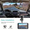 4-inch Dashcam, HD Dual-lens Touchscreen, WiFi Car Dashcam