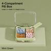 4/7 Grids Pill Box Organizer Food Grade PP Travel Pill Container Medicine Storage Case  For Travel